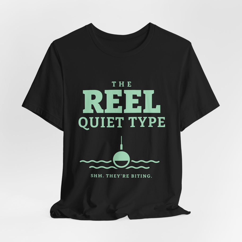 The Reel Quiet Type Tee (Mint Green Ink)