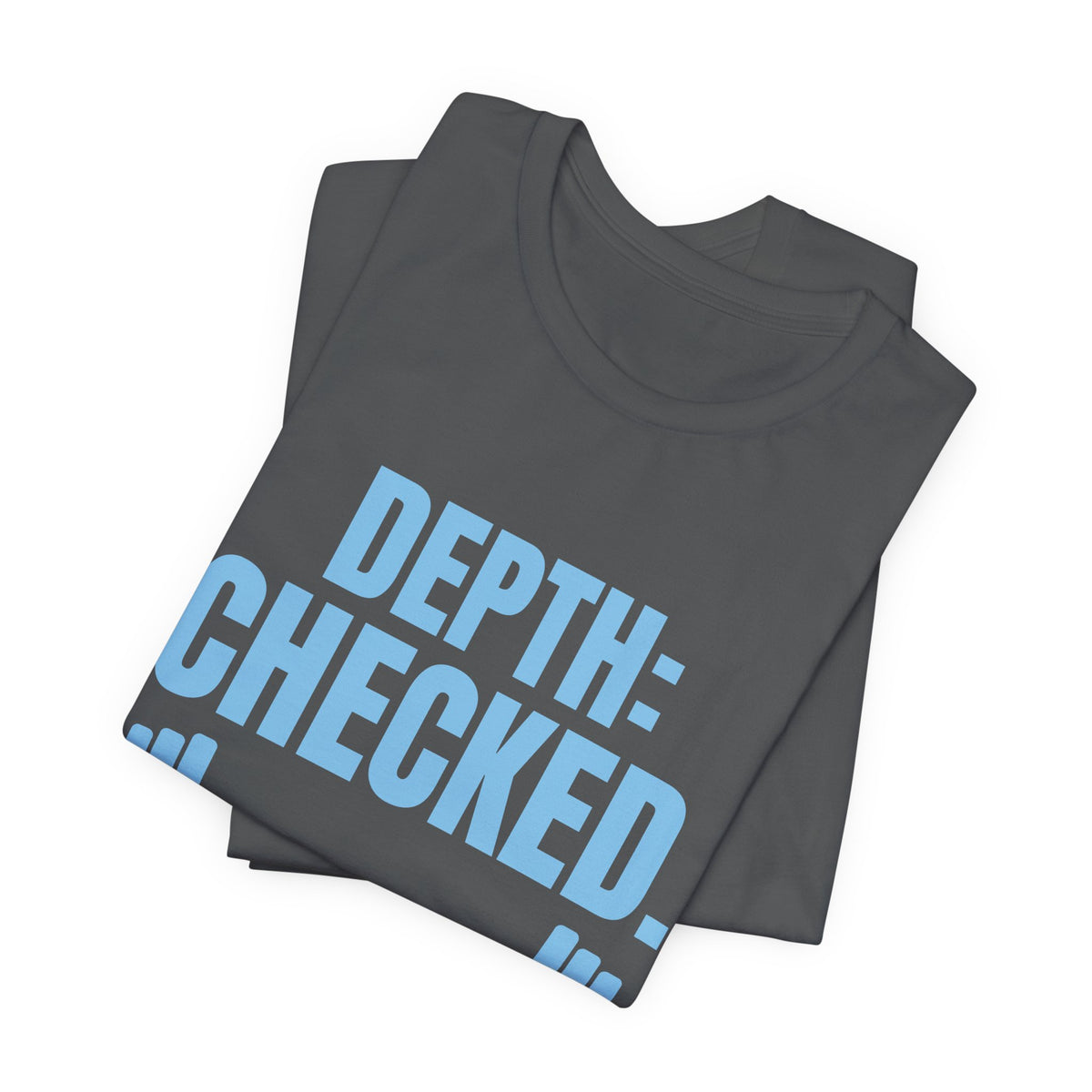 Depth: Checked Tee (Sky Blue Ink)