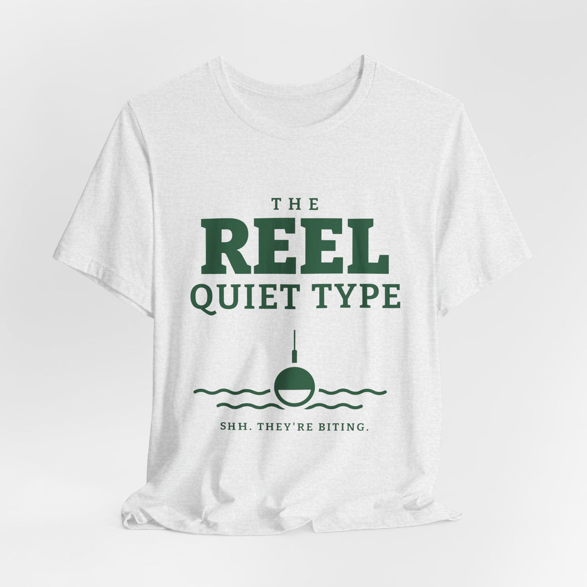 The Reel Quiet Type Tee (Forest Green Ink)