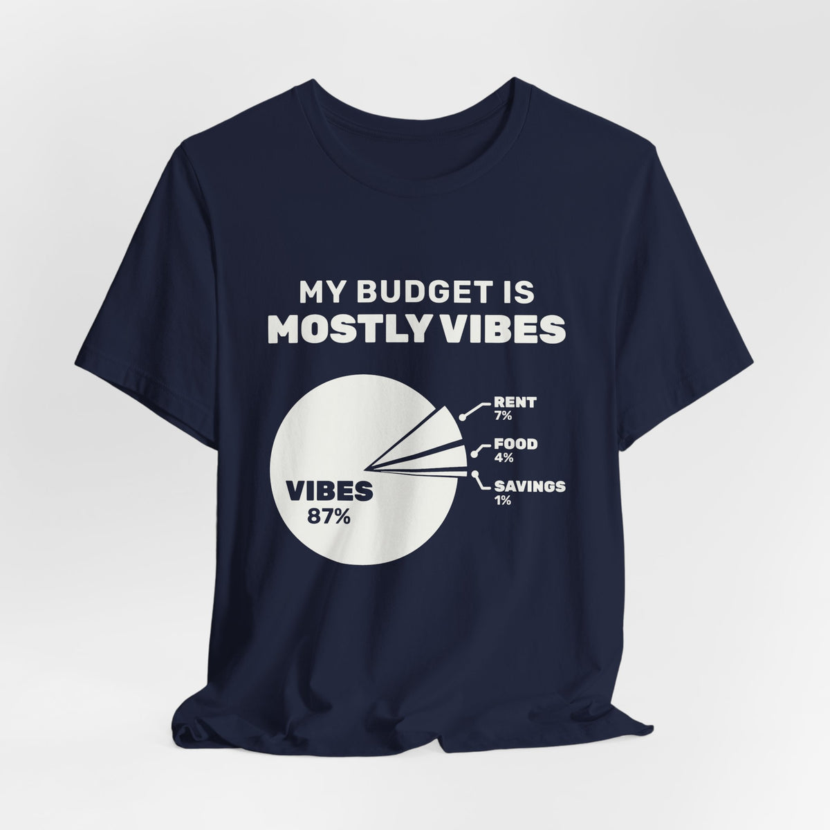 My Budget Is Mostly Vibes Tee (Dark)