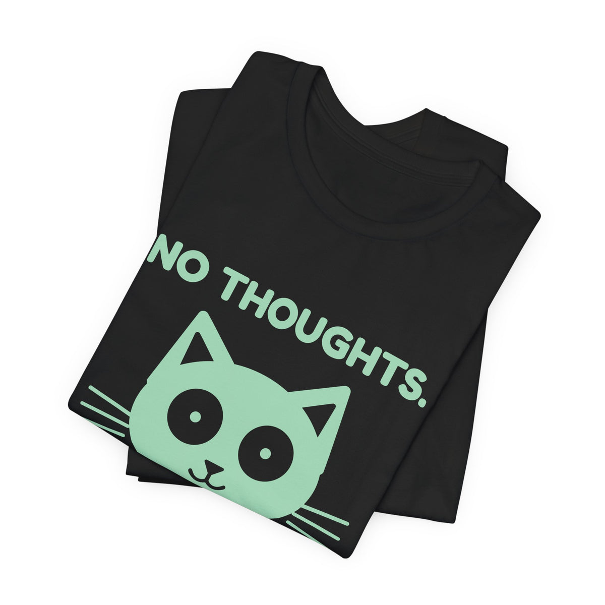 No Thoughts. Just Crimes. Tee (Mint Green Ink)