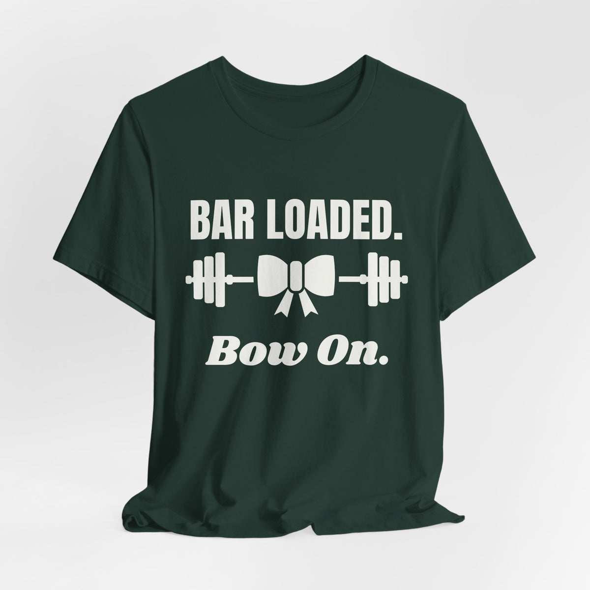 Bar Loaded. Bow On Tee (Dark)