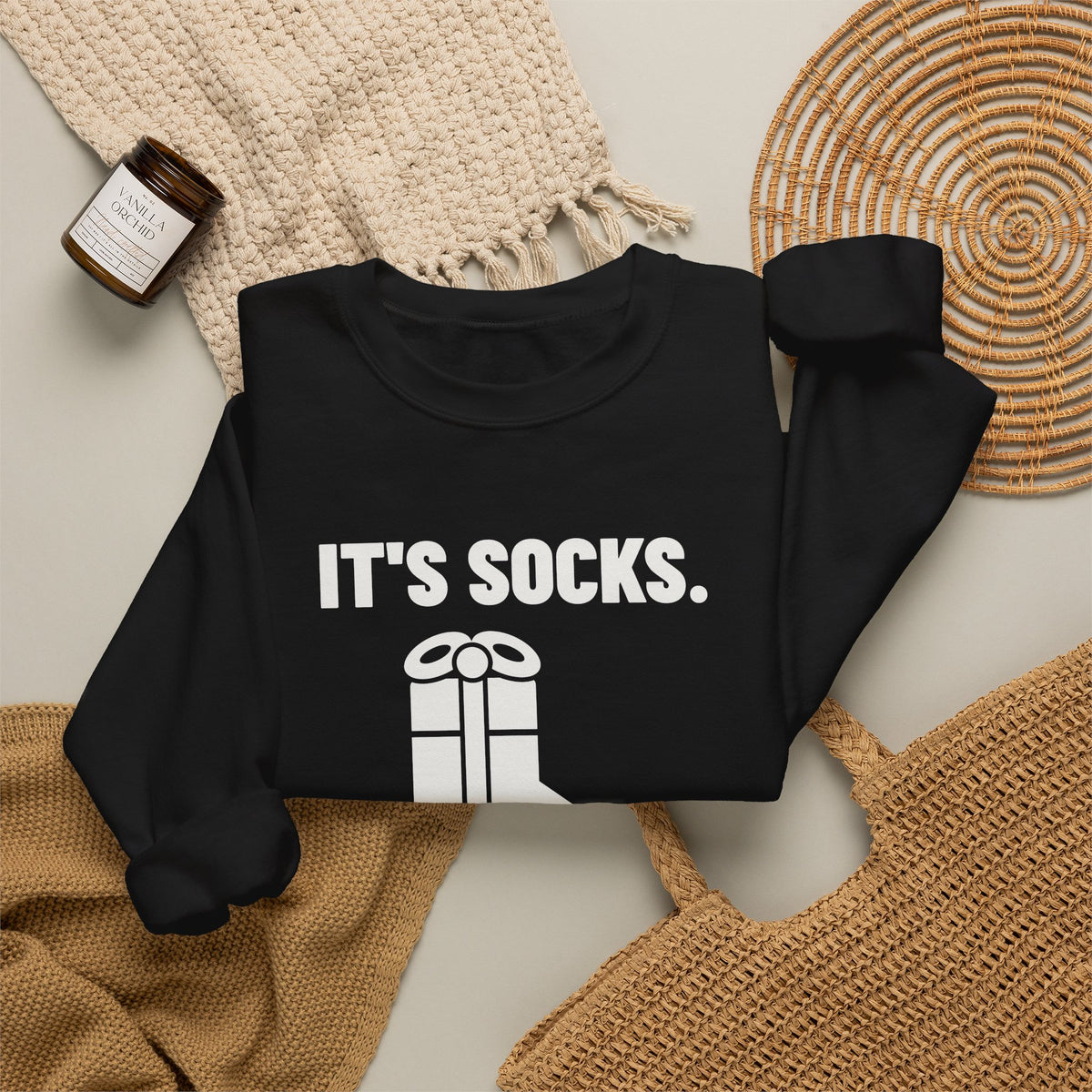 It's Socks I Can Tell Crewneck Sweatshirt (Dark)