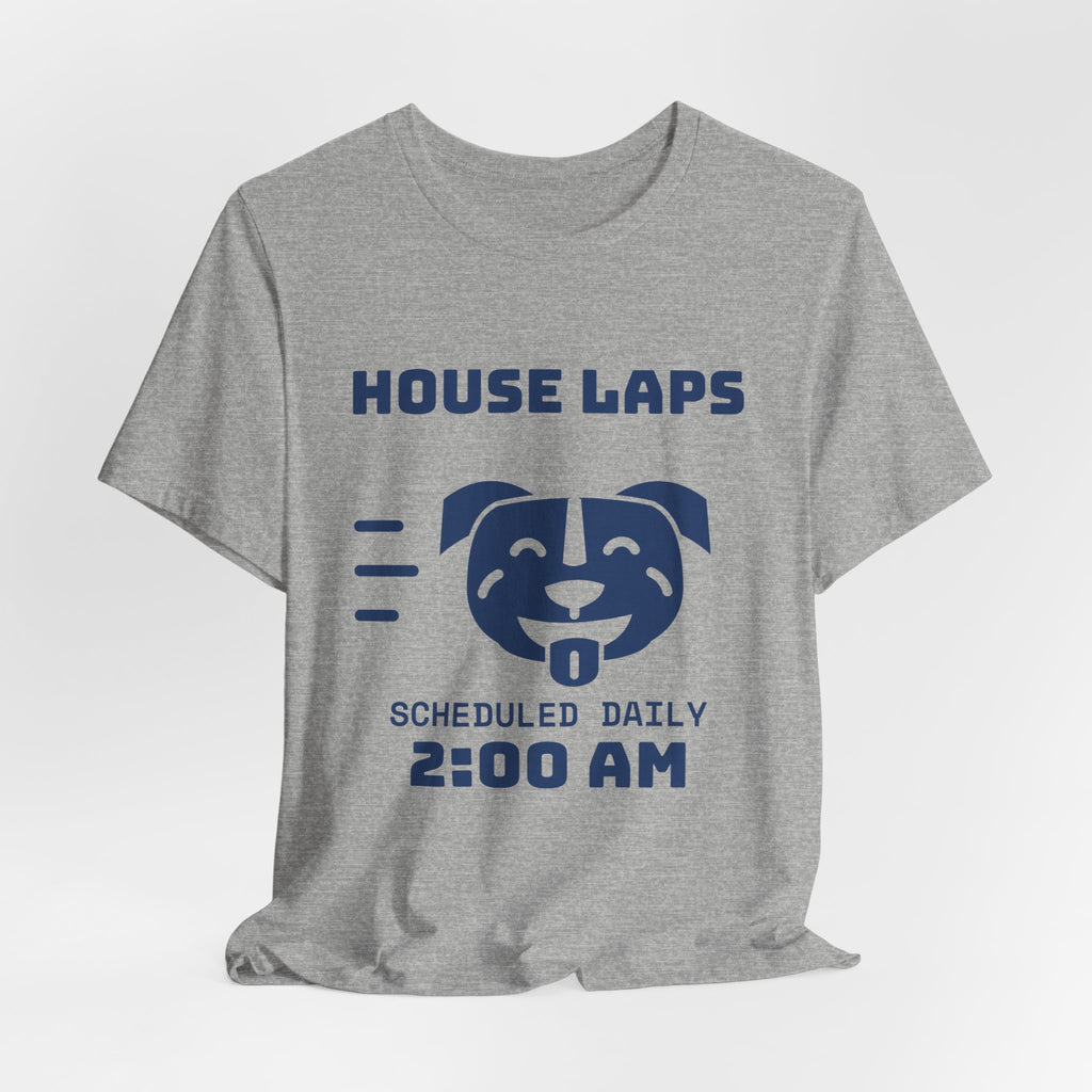 House Laps Scheduled Daily 2:00 AM Tee (Navy Blue Ink)