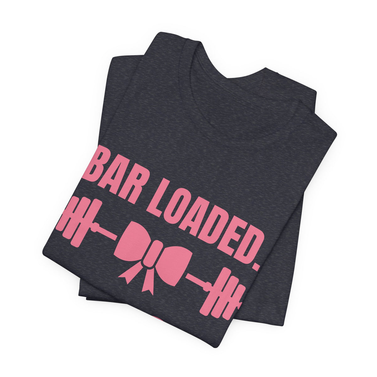 Bar Loaded. Bow On Tee (Rose Pink)