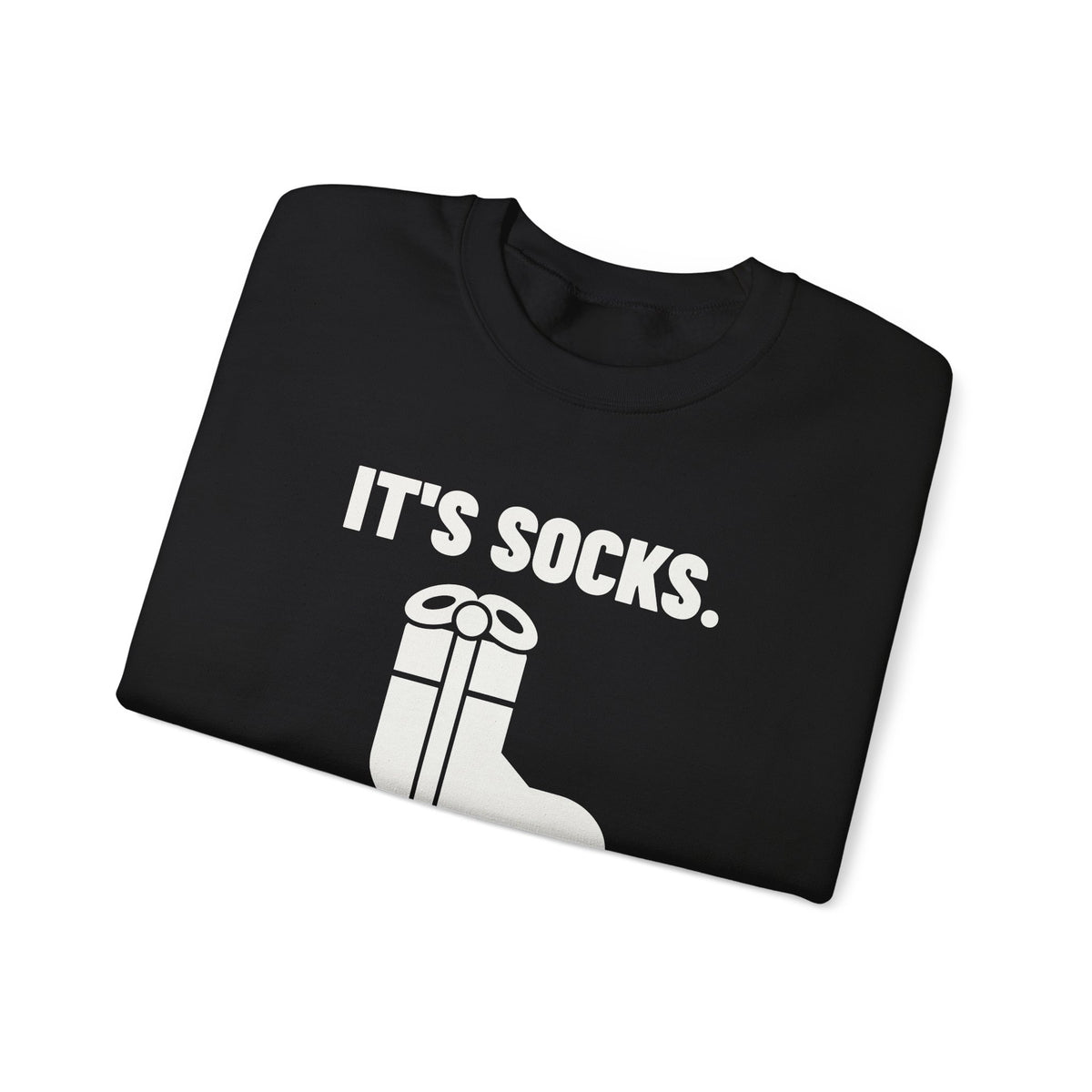 It's Socks I Can Tell Crewneck Sweatshirt (Dark)