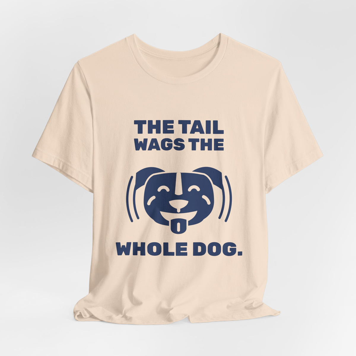 The Tail Wags the Whole Dog Tee (Navy Blue Ink)