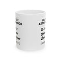 Holiday Attendance Checklist Mug