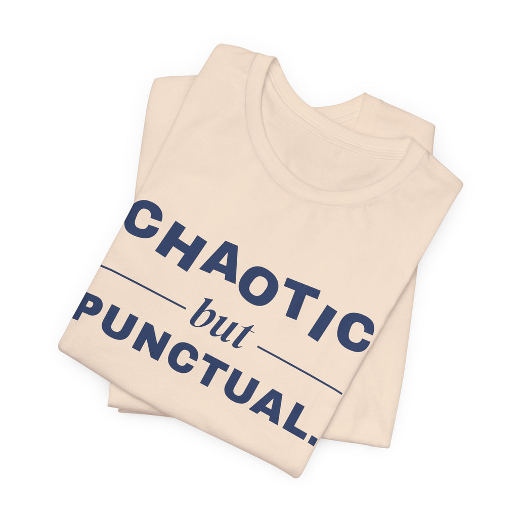 Chaotic but Punctual Tee (Navy Blue Ink)