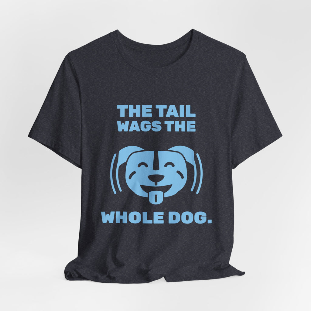 The Tail Wags the Whole Dog Tee (Sky Blue Ink)