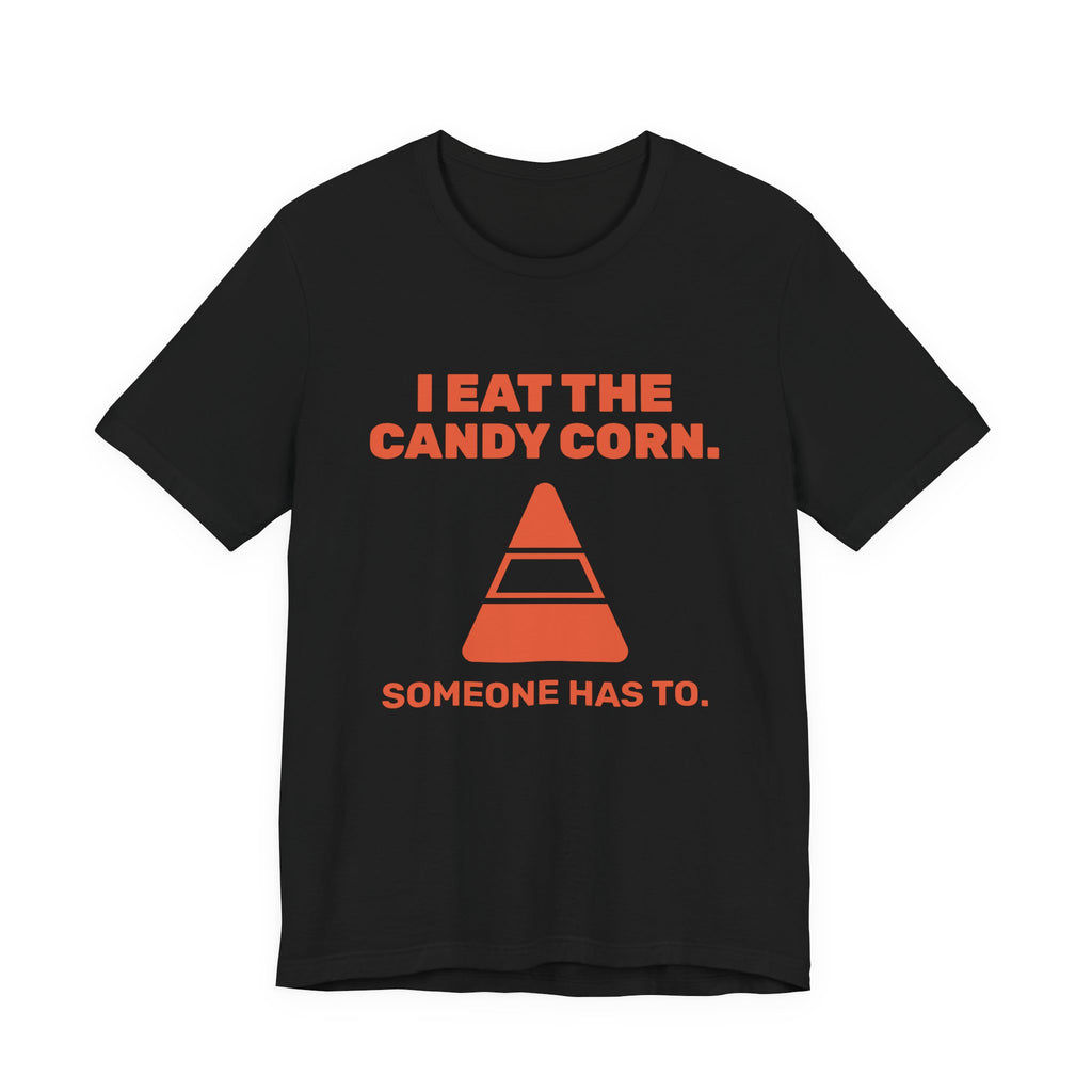 I Eat the Candy Corn Tee (Black / Orange)