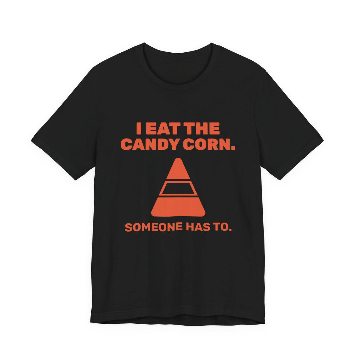 I Eat the Candy Corn Tee (Black / Orange)