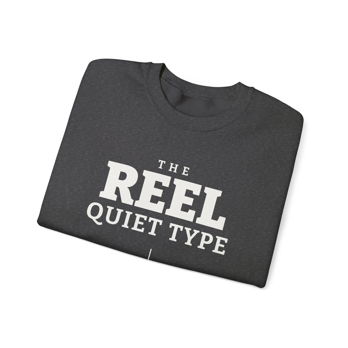 The Reel Quiet Type Crewneck Sweatshirt (Dark)