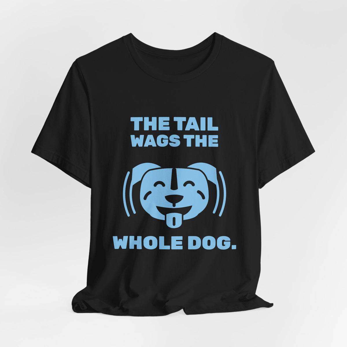 The Tail Wags the Whole Dog Tee (Sky Blue Ink)