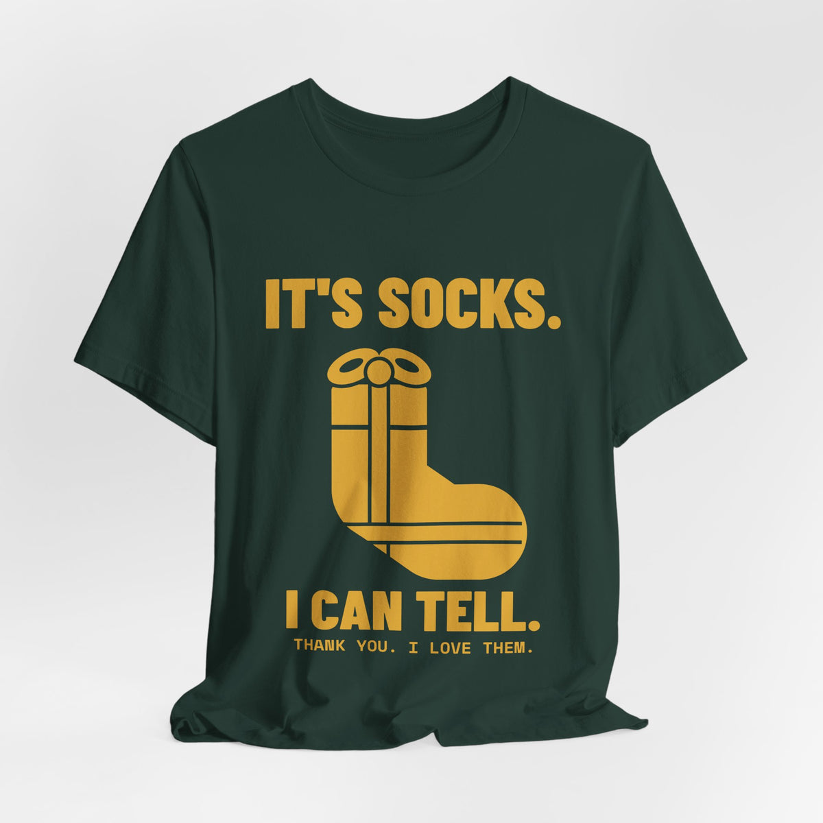 It's Socks I Can Tell Tee (Gold)
