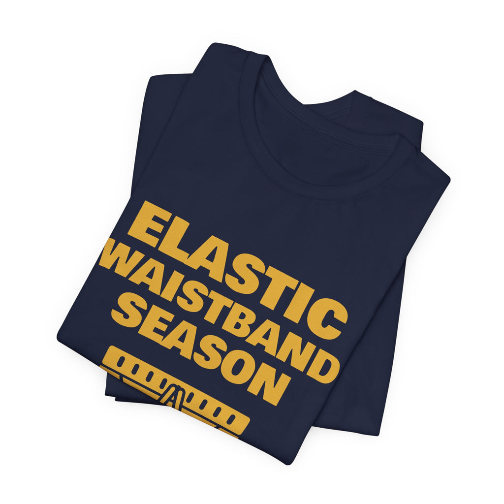 Elastic Waistband Season Tee (Gold)