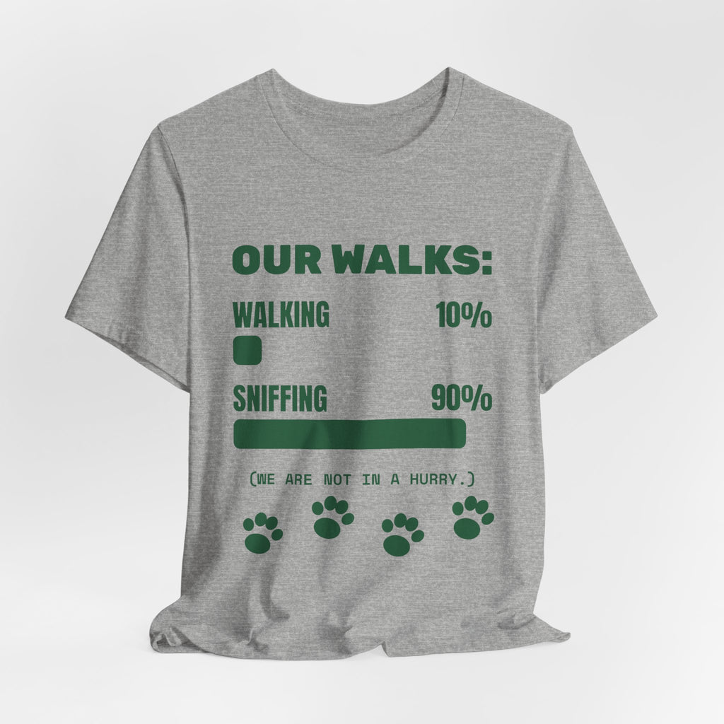 Our Walks: Sniffing 90% Tee (Forest Green Ink)