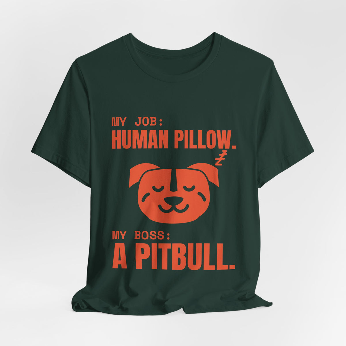 My Job: Human Pillow Tee (Orange)