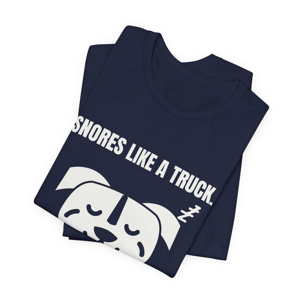 Snores Like a Truck Tee (Dark)