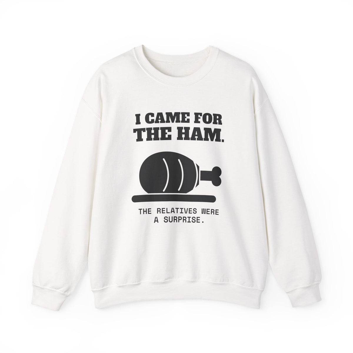 I Came for the Ham Crewneck Sweatshirt (Light)
