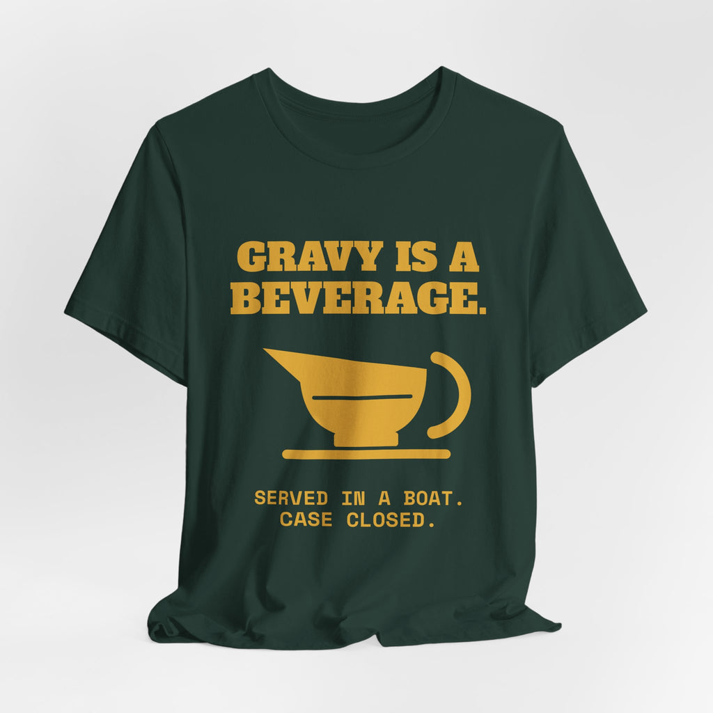Gravy Is a Beverage Tee (Gold)