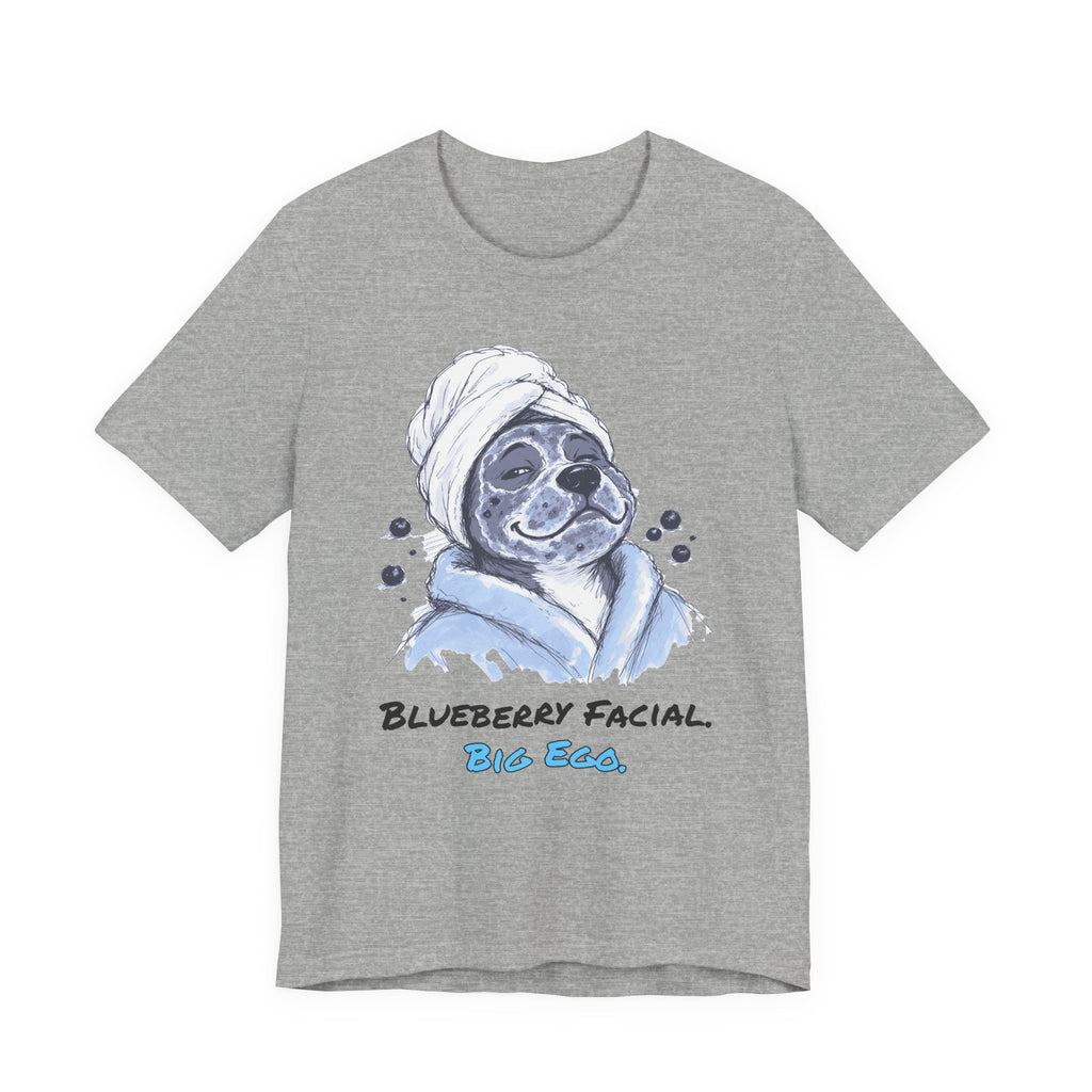 Blueberry Facial. Big Ego. Tee