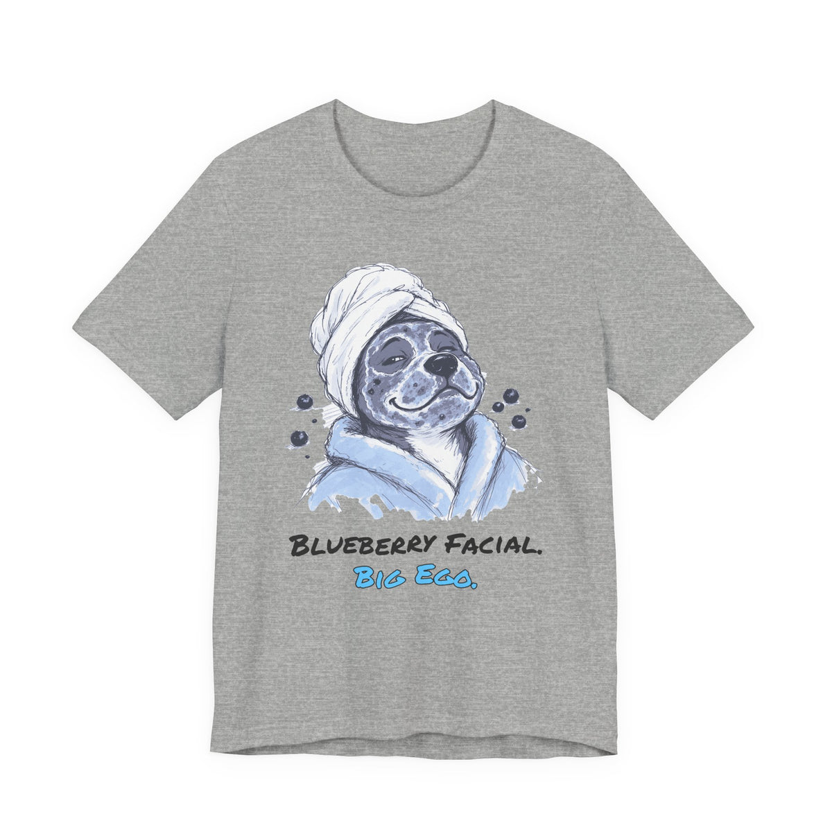 Blueberry Facial. Big Ego. Tee