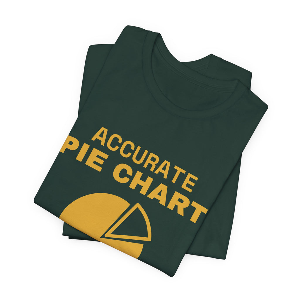 Accurate Pie Chart Tee (Gold)