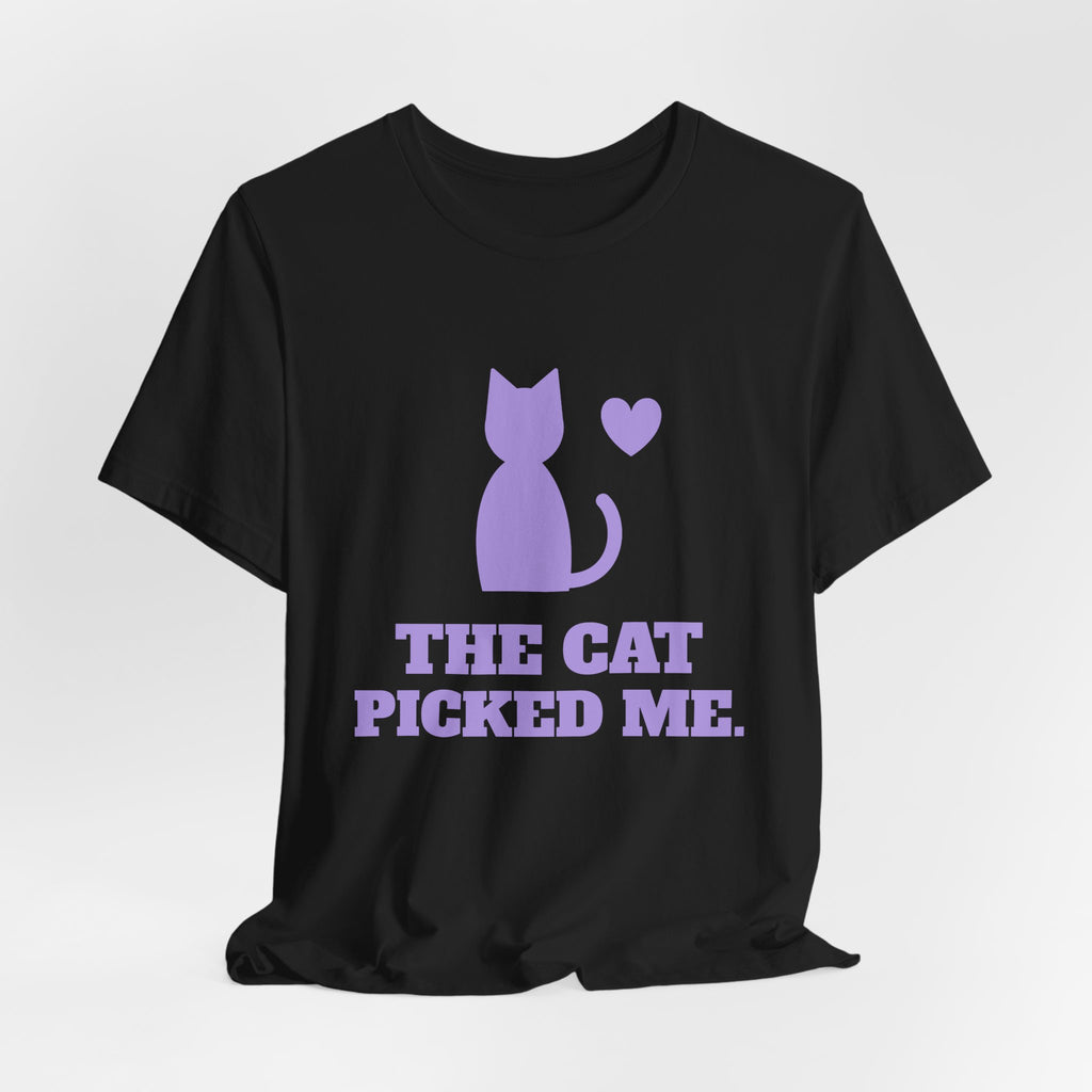 The Cat Picked Me Tee (Lavender)