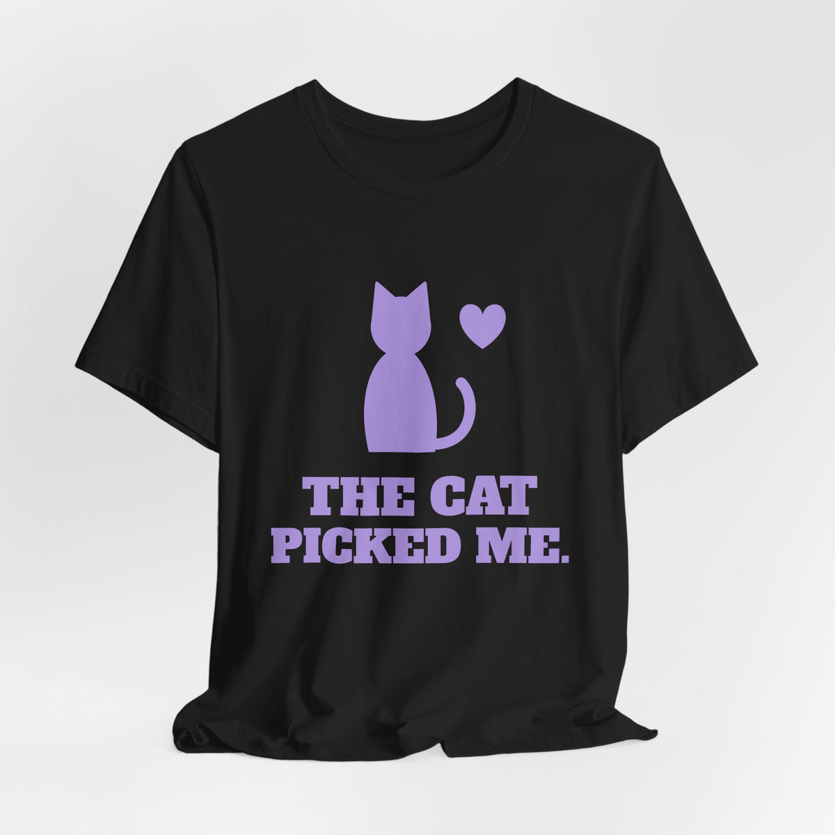 The Cat Picked Me Tee (Lavender)