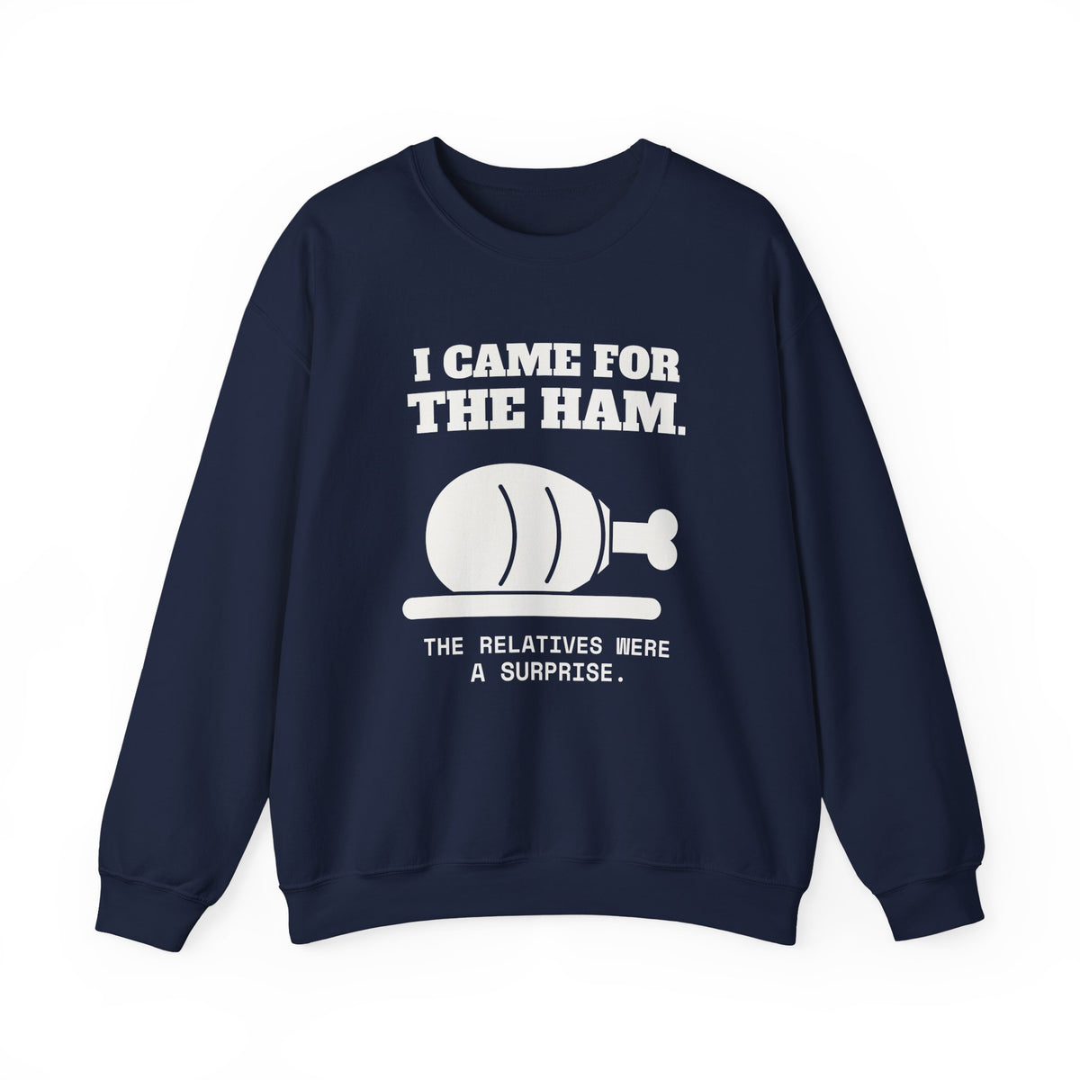 I Came for the Ham Crewneck Sweatshirt (Dark)