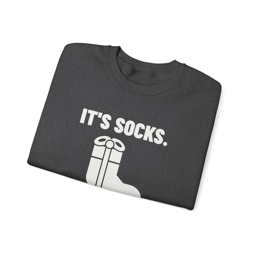 It's Socks I Can Tell Crewneck Sweatshirt (Dark)