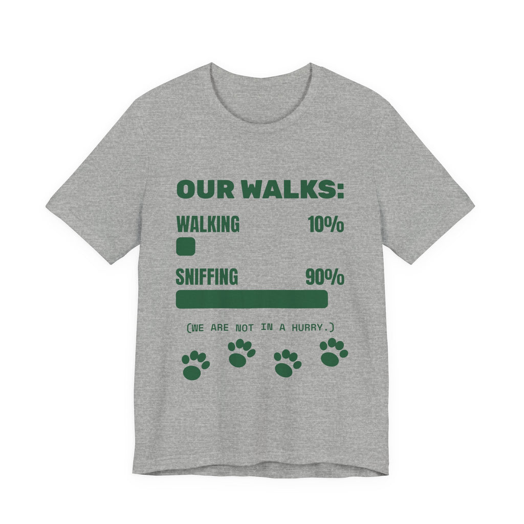 Our Walks: Sniffing 90% Tee (Forest Green Ink)