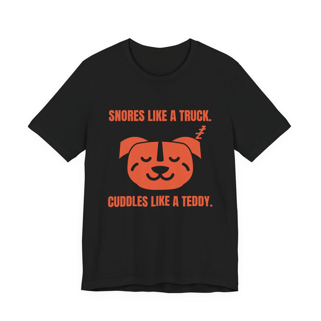 Snores Like a Truck Tee (Orange)