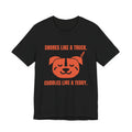 Snores Like a Truck Tee (Orange)