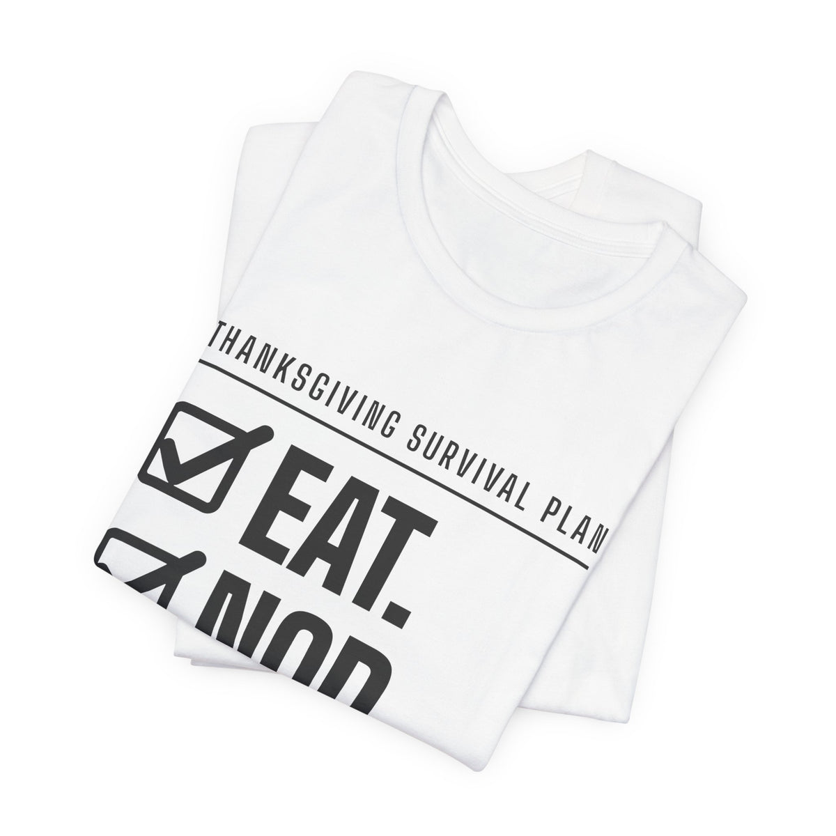 Eat. Nod. Leave. Tee (Light)