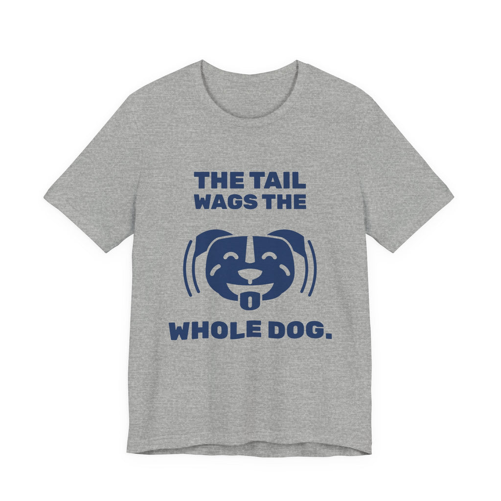 The Tail Wags the Whole Dog Tee (Navy Blue Ink)