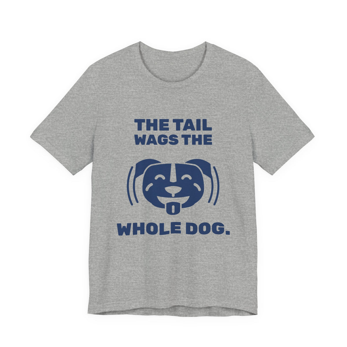 The Tail Wags the Whole Dog Tee (Navy Blue Ink)