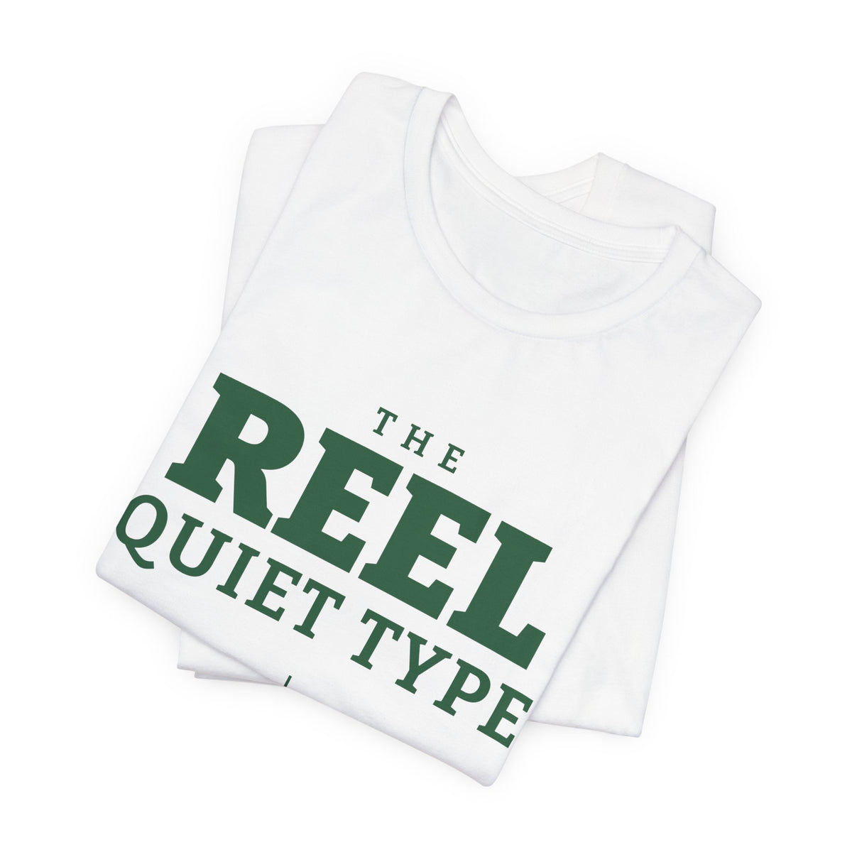 The Reel Quiet Type Tee (Forest Green Ink)
