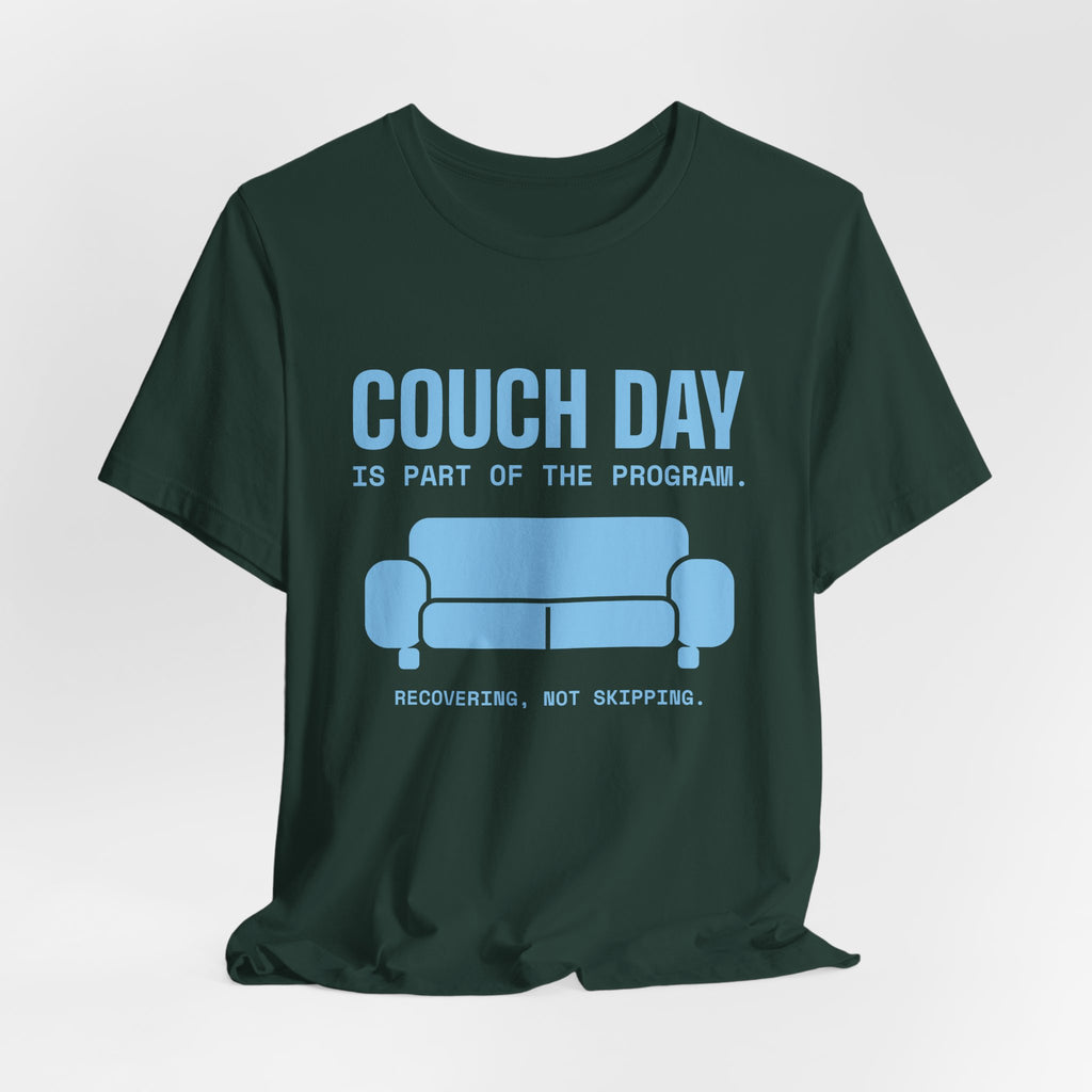Couch Day Is Part of the Program Tee (Sky Blue Ink)
