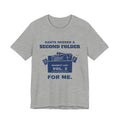 Santa Needed a Second Folder for Me Tee (Navy Blue Ink)