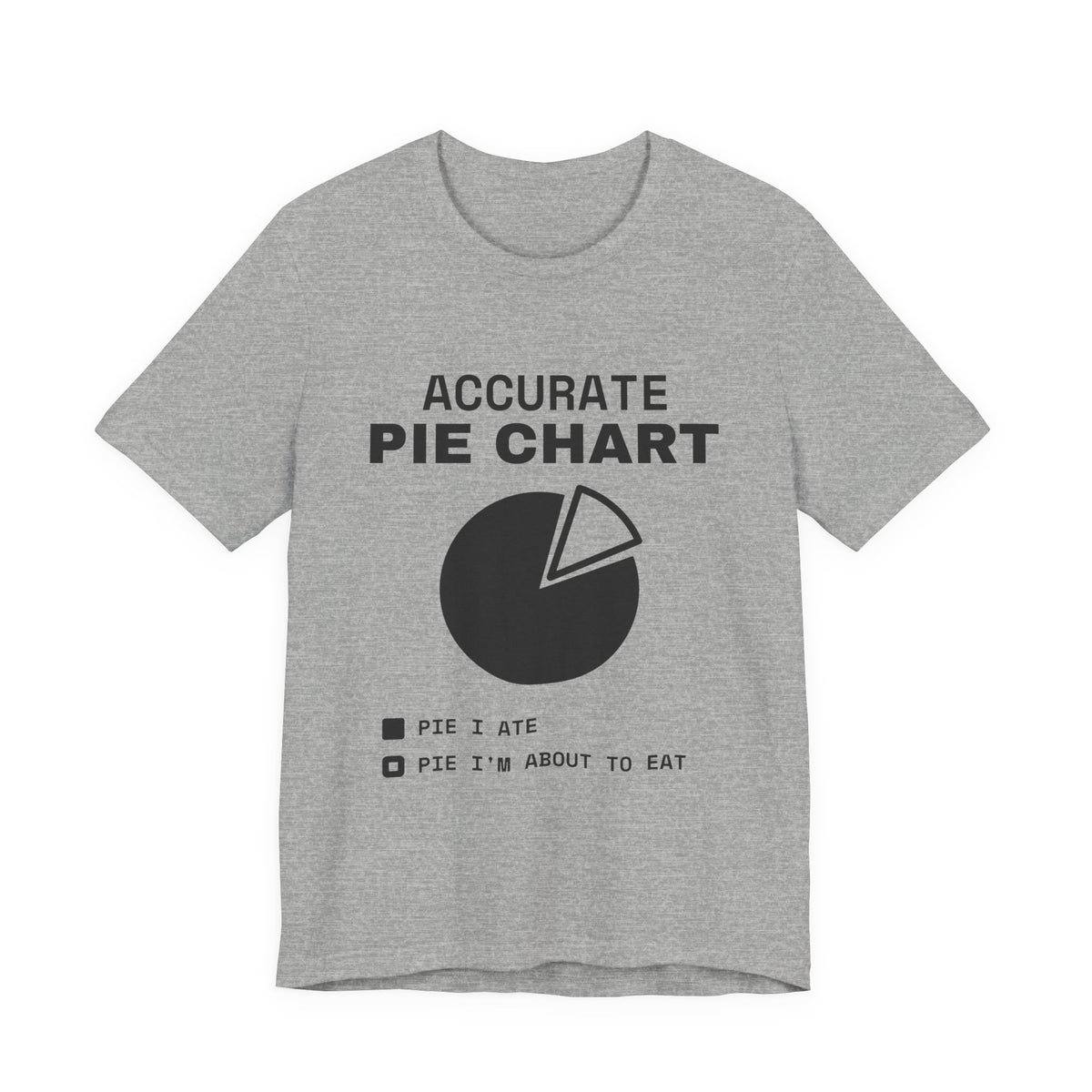 Accurate Pie Chart Tee (Light)