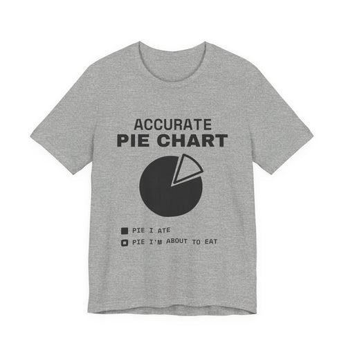 Accurate Pie Chart Tee (Light)