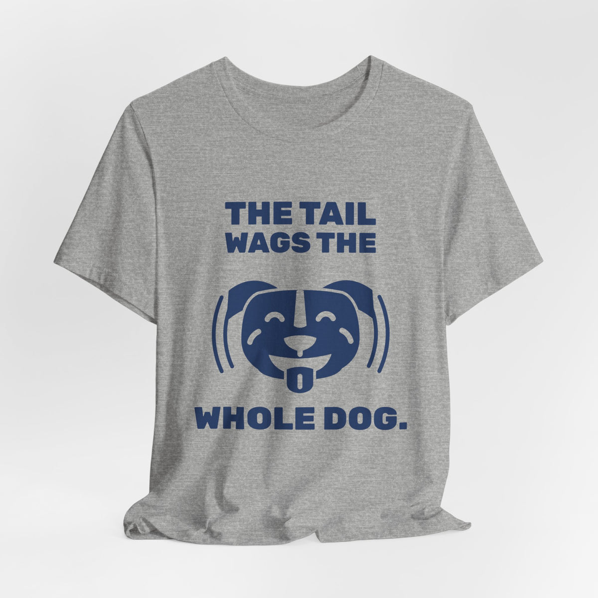 The Tail Wags the Whole Dog Tee (Navy Blue Ink)