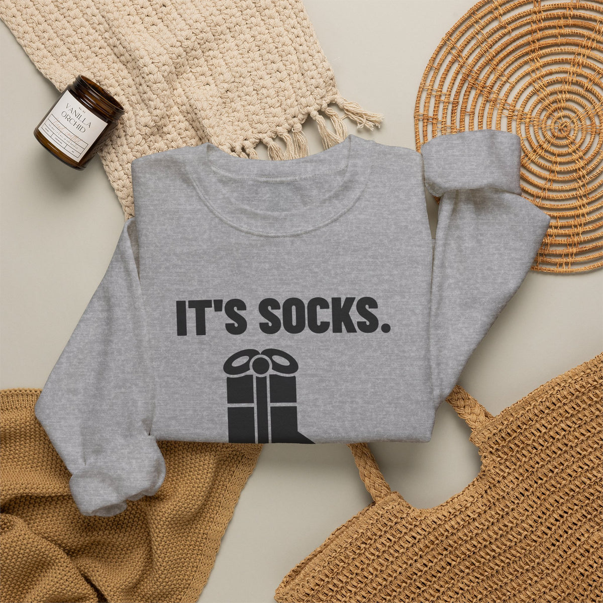 It's Socks I Can Tell Crewneck Sweatshirt (Light)