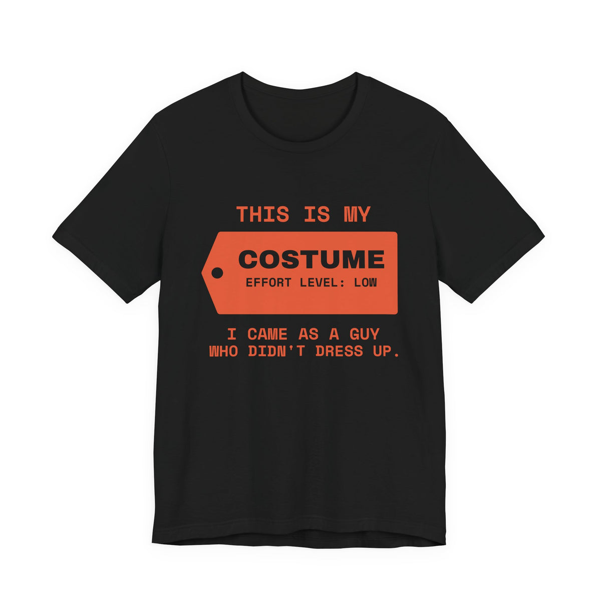 This Is My Costume Tee (Black / Orange)