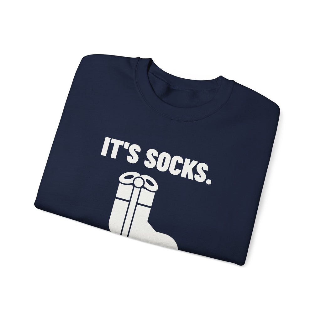 It's Socks I Can Tell Crewneck Sweatshirt (Dark)