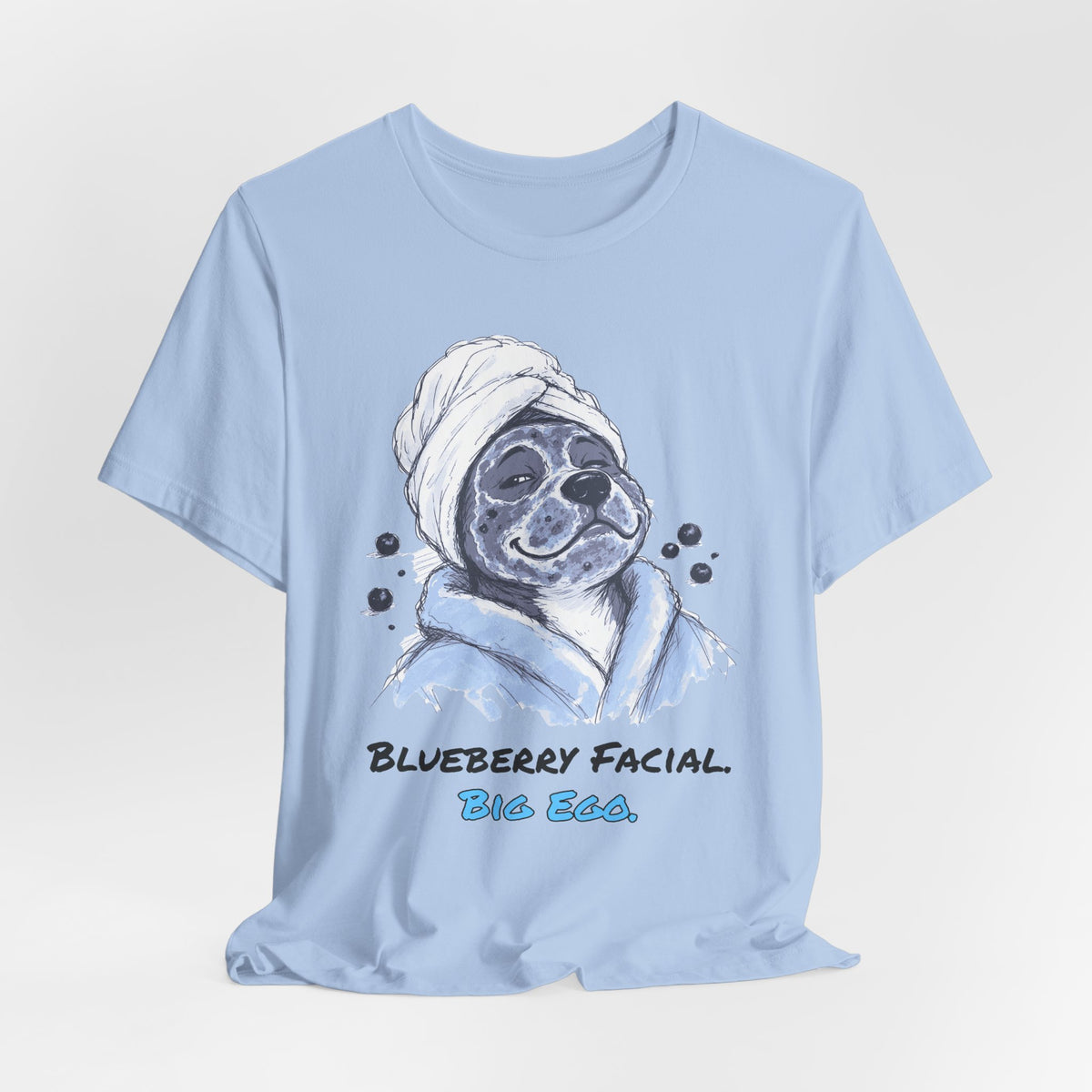 Blueberry Facial. Big Ego. Tee