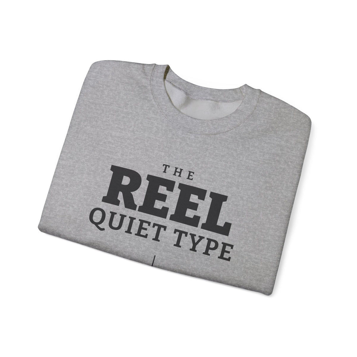 The Reel Quiet Type Crewneck Sweatshirt (Light)