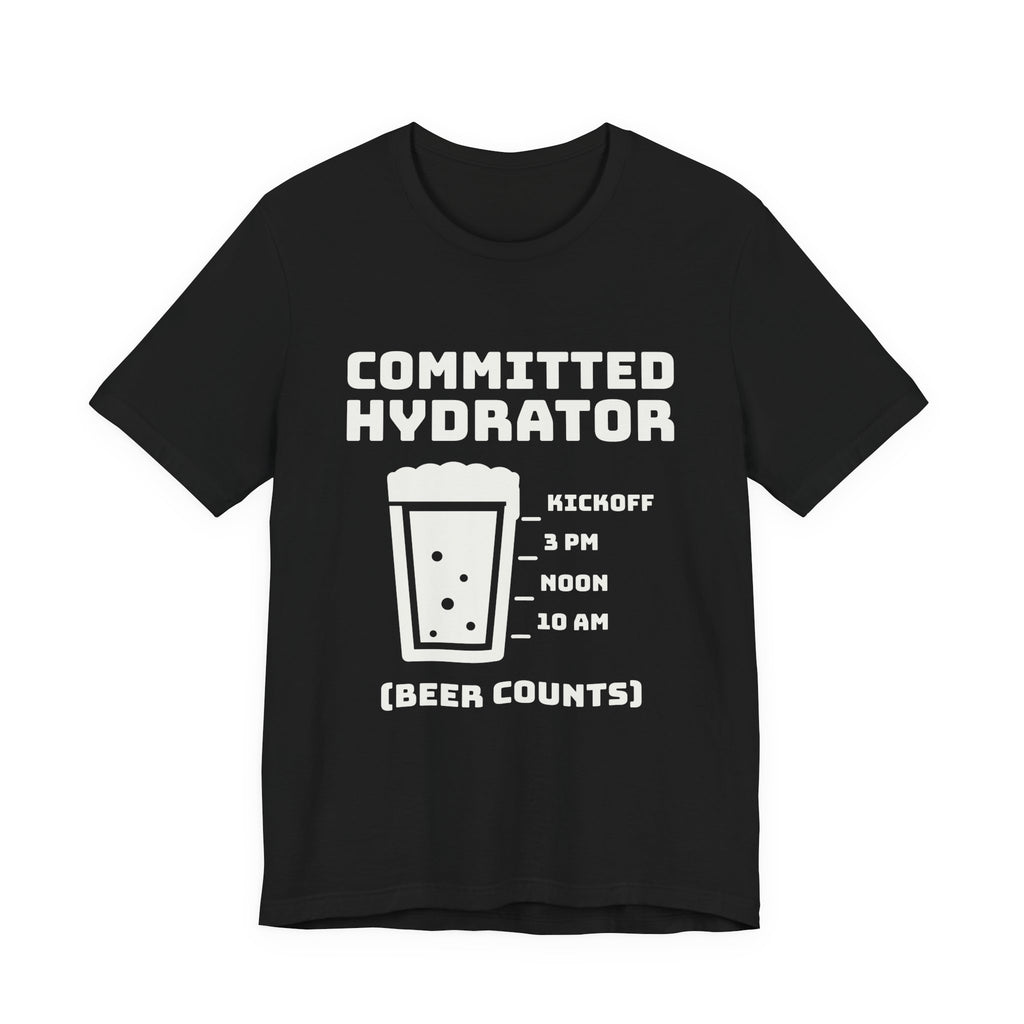 Committed Hydrator (Beer Counts) Tee (Dark)